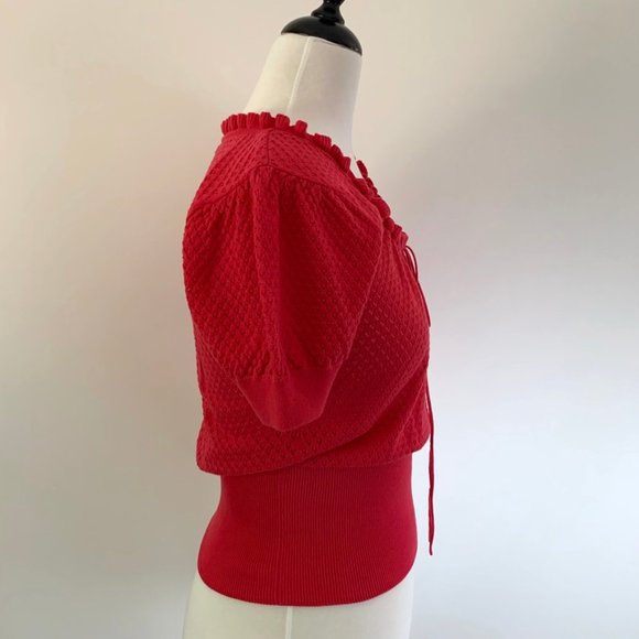 Cotton by Autumn Cashmere Pointelle Knit Sweater - Picture 4 of 7